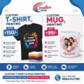 T Shirt And Mug Printing Rs. 50/- Only | Online Printing Service...