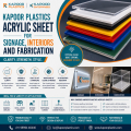 Kapoor Plastics Acrylic Sheet For Signage, Interiors And Fabricat...