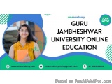 Guru Jambheshwar University Online Education
