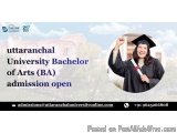 Uttaranchal University Bachelor Of Arts (ba) Admission Open