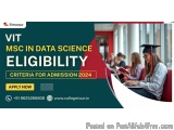 Vit Msc In Data Science Eligibility Criteria
