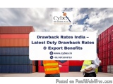 Drawback Rates India – Latest Duty Drawback Rates & Export Benefi...