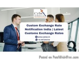 Custom Exchange Rate Notification India | Latest Customs Exchange Rates
