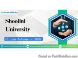 Shoolini university online admission 2026