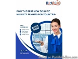 New Delhi To Kolkata Flights For Quick Journeys
