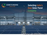 The image shows a large industrial building with multiple rows of solar panels. The building appears to be a factory or a sol...