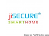 The image is a logo for a company called JISECURE SMARTHOME. The logo is written in a modern, sans-serif font and is composed...