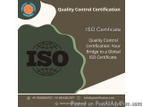 Iso Certificate | Quality Control Certification