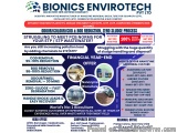 The image is an advertisement for Bionics Envirotech Pvt Ltd, a company that provides information about the company's service...
