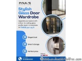 Residential Interior Designers in Bangalore |wardrobes floor to celling [glass profile door]