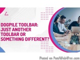 The image is a graphic design with a pink and blue color scheme. On the right side of the image, there is a group of four peo...
