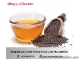 Shop Gulab: Great Prices on 15 Liter Mustard Oil