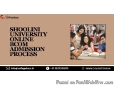 Shoolini University Online Bcom Admission Process