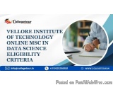 Vellore Institute Of Technology Online Msc In Data Science Eligib...