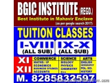 Tuition / coaching classes for class 9th and 10th all subjects at BGIC INSTITUTE in DWARKA , MAHAVIR ENCLAVE , JANAKPURI
