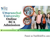 Uttaranchal University Online BCA Last Date Admission Process