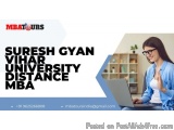 suresh gyan vihar university distance mba