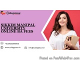 Sikkim Manipal University online BA  fees