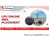 Lpu Online Mba Placement