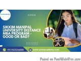 Sikkim Manipal University Distance Mba Program - Good Or Bad?
