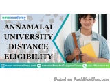 Annamalai University distance eligibility