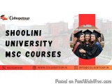 Shoolini University MSC Courses