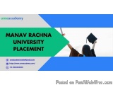 Manav Rachna University Placement