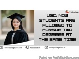 Ugc: Now Students Are Allowed To Pursue Two Degrees At The Same T...