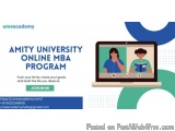 Amity University Online MBA Program