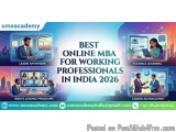 Best Online MBA For Working Professionals In India 2026