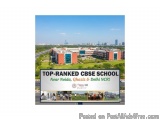 The image is a photograph of the top-ranked CBSE school near Noida, Ghaziabad and Delhi NCR. The school is located in a resid...