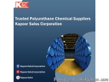 The image shows a large warehouse with rows of blue plastic drums stacked on top of each other. The drums are arranged in a n...
