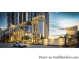 The image is a digital rendering of a modern luxury hotel named "The Palatial Home". The hotel is located in a high-rise buil...