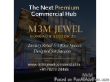 Book High-Yield M3M Jewel Retail Shops in Gurgaon