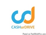 The image is a logo for CashurDrive, a company that provides financial services. The logo is a combination of two colors - bl...
