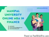 Manipal University Online MBA in Finance