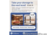 Best Home Interior Design Company in Bangalore | Sliding Door Wardrobe with hinged loft