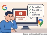 The image shows a man sitting in front of a computer monitor with a worried expression on his face. On the monitor screen, th...