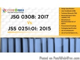The image is a comparison between JSS 0308 and JSS 0151:01:2015. It is a visual representation of the differences between the...