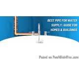 Best Pipes For Water Supply