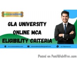 Gla University Online Mca Eligibility Criteria