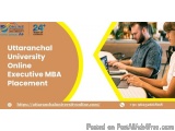 Uttaranchal University Online Executive Mba Placement