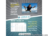 The image is an advertisement for USMLE ed, a 7-block exam without simulating one is like skydiving without a parachute. The...