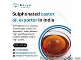 Sulphonated Castor Oil exporter in India