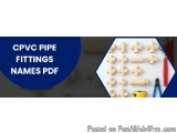 Cpvc Pipe Fittings Names Pdf