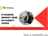 Uttaranchal University Online Bca Eligibility Criteria