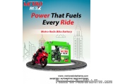 Affordable & Durable Bike Batteries | Metro Redx in Hyderabad