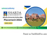 Sharda University Online Bba Placement 2026