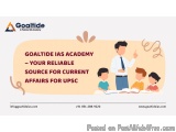 Goaltide IAS Academy â€“ Your Reliable Source for Current Affairs for UPSC