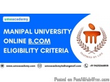 Manipal University Online Eligibility Criteria